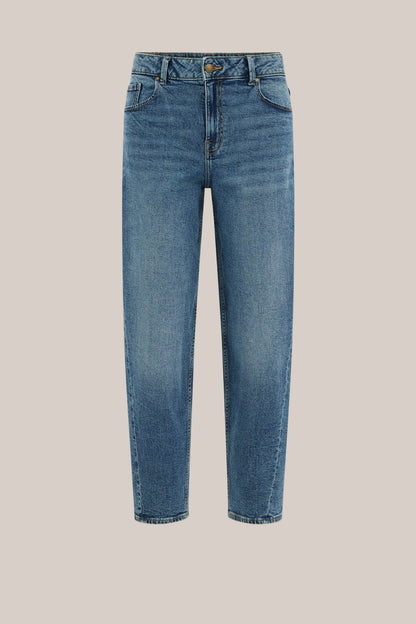 Jeans taille moyenne coupe fuselée